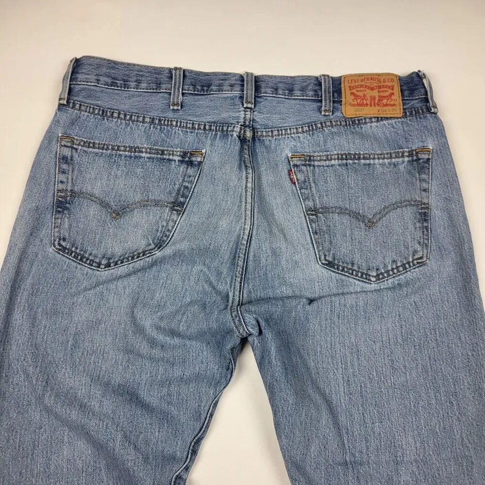 Levi's 501 Jeans Straight Leg Button Fly 38X29